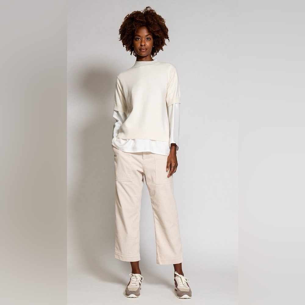 Sofie D’Hoore Porter Cort Trousers in Cream Size 40 US Large